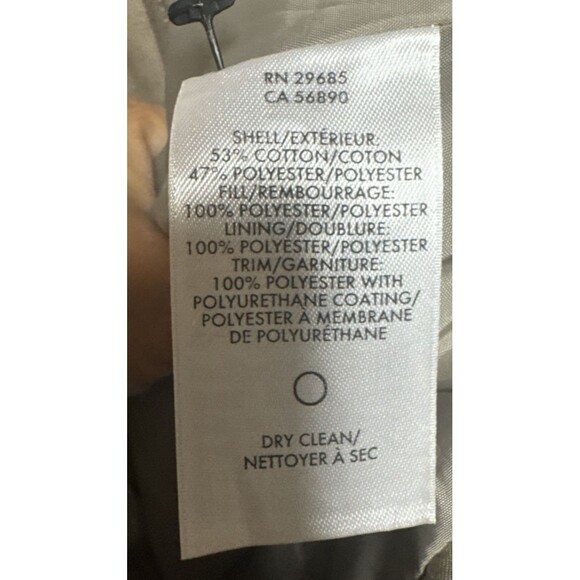 Pendleton Quilted Leather Trim Barn Riding Jacket Coat Beige Tan Zip Women Large - Picture 11 of 11